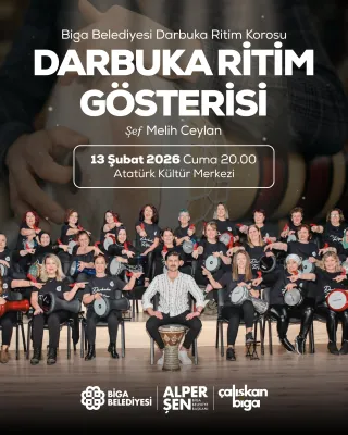 Biga Belediyesi Darbuka Ritim Gösterisi