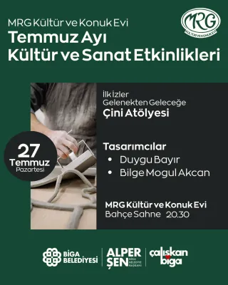 "İlk İzler" Çini Atölyesi: Kendi Sanatınızı Tasarlayın