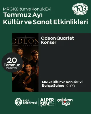 Klasik Müzik Rüzgarı: Odeon Quartet Konseri Biga'da