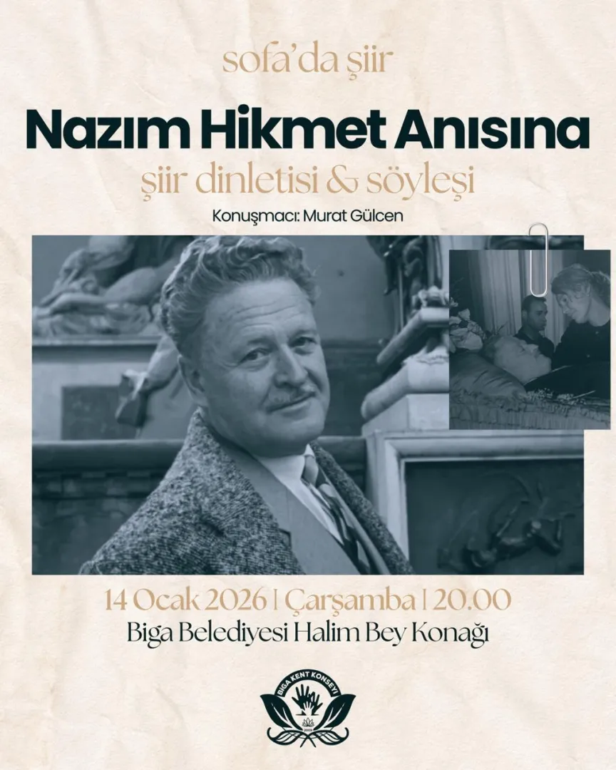 Nazım Hikmet Anısına Şiir Dinletisi & Söyleşi