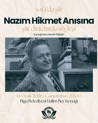 Nazım Hikmet Anısına Şiir Dinletisi & Söyleşi