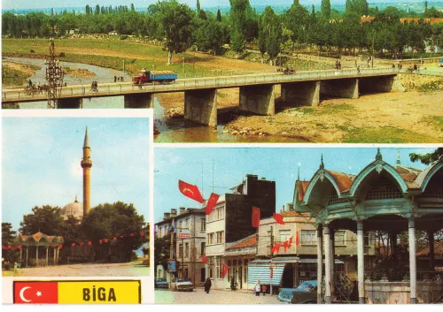 Bir Kartpostalda Biga ... - Fotoğraf 1