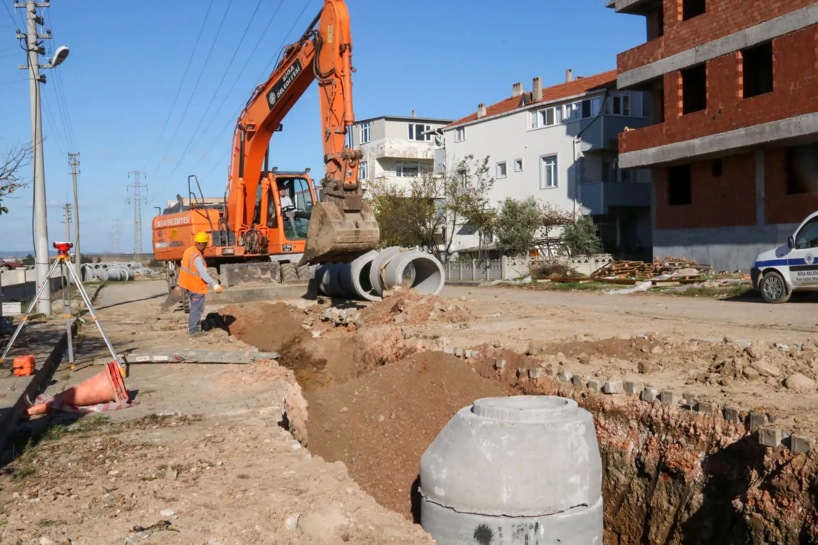 Biga’nın Her Köşesinde Çalışmalar Aralıksız Sürüyor