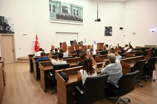 Belediye Meclisi Ağustos Ayı Olağan Birleşimi, Belediye Başkanımız Alper Şen'in başkanlığında toplandı. - Fotoğraf 2
