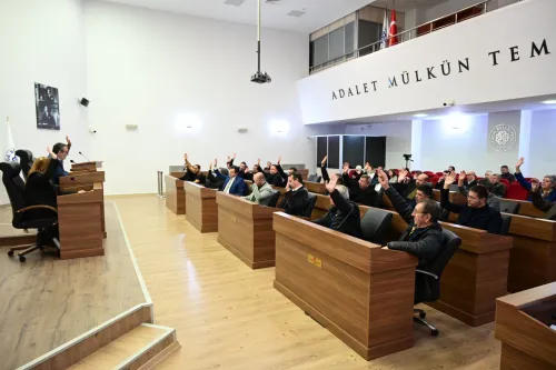 Biga Belediye Meclisi Aralık Ayı Olağan Toplantısı, Belediye Başkanımız Alper Şen’in başkanlığında gerçekleştirildi. - Fotoğraf 2