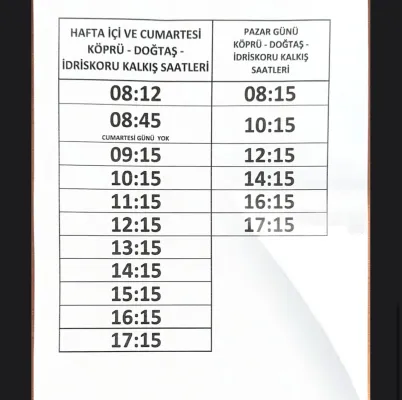 BİGA BELEDİYESİ S.S.76 NO.LU BİGA ŞEHİRİÇİ MİNİBÜSLERİNİN KIŞ UYGULAMASI GÜZERGAHLARI VE KALKIŞ SAATLERİ - Fotoğraf 8