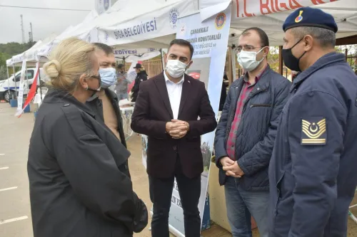 Biga Belediyesi Üniversite Öğrencileri İçin Stant Açtı - Fotoğraf 1