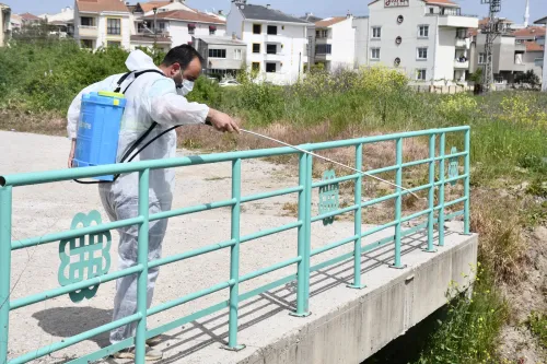 Biga Belediyesi'nden Larva İlaçlaması - Fotoğraf 3