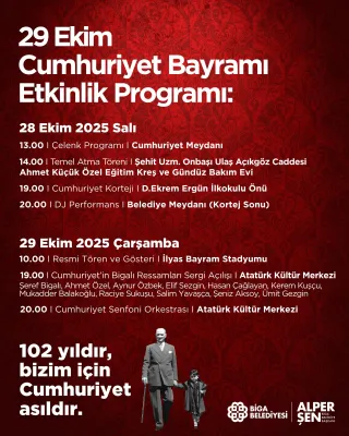 Cumhuriyetimizin 102. Yılına Yakışır Bir Kutlama Programı! - Fotoğraf 1