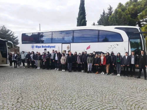 Lise Öğrencileri Çanakkale Şehitliğini Gezdi - Fotoğraf 1