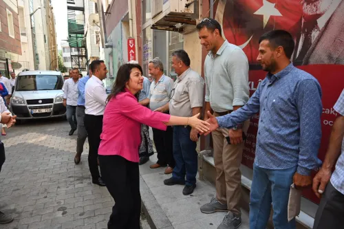 Milletvekili İskenderoğlu ve Başkan Erdoğan Pazar Yerini Gezdi - Fotoğraf 4