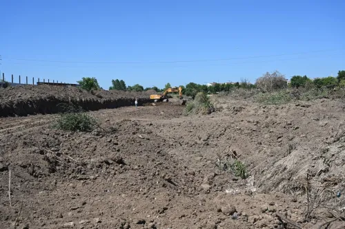 Uzunsu Deresi Islah Çalışması Yerinde İncelendi - Fotoğraf 1